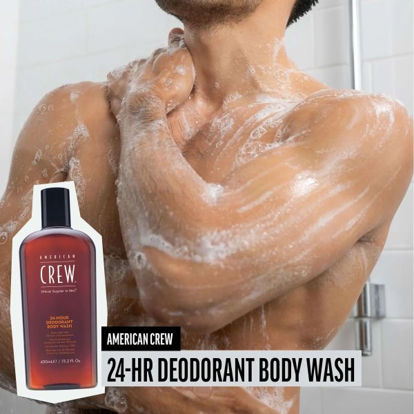 Гель для душу "Захист від поту 24 години" American Crew 24-Hour Deodorant Body Wash 450 мл - фото