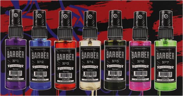 Набір одеколонів Marmara Barber Cologne Spray Set 7x50 мл - фото
