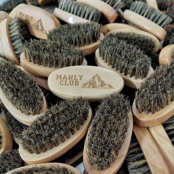 Щетка для бороды Manly Club Beard Brush дорожного размера - фото