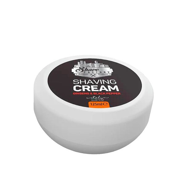 Крем для бритья The Shave Factory Ginseng & Black Pepper 125 мл - фото