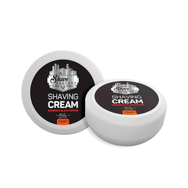 Крем для бритья The Shave Factory Ginseng & Black Pepper 125 мл - фото