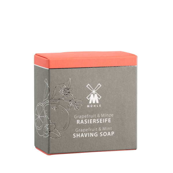 Твёрдое мыло для бритья Muhle Grapefruit & Mint 65 г - фото