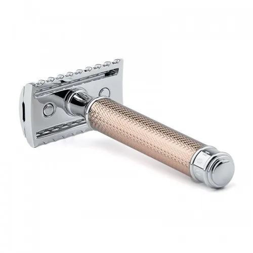 Станок для гоління Т-подібний Muhle R41 Rosegold Traditional Razor Open Comb - фото
