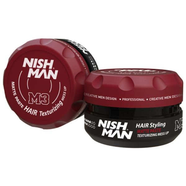 Матовая паста для волос Nishman M3 Hair Texturizing Mess UP 100 мл - фото