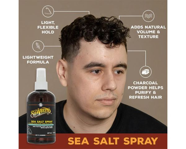 Солевой спрей для волос Suavecito Sea Salt Spray 237 мл - фото